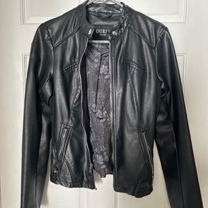 Guess leather jacket size S